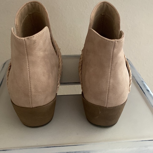 Beige Suede Booties - Picture 4 of 4
